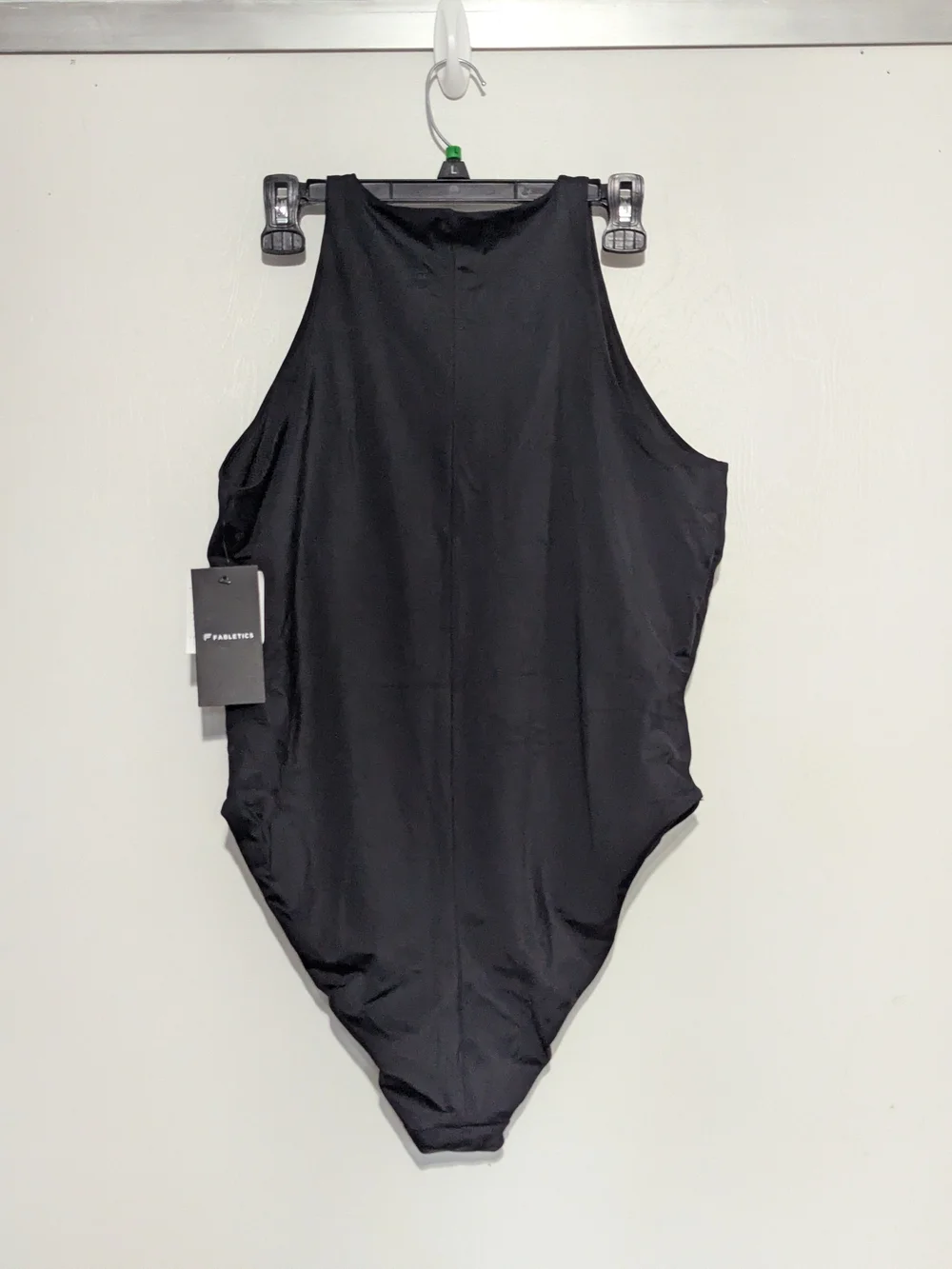 Fabletics Black High-Neck Zip One-Piece Swimsuit - NWT